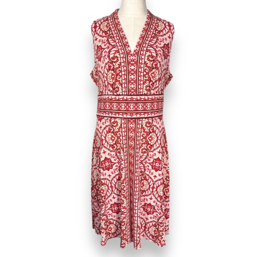 London Times-$96 @Nordstrom NEW women's dress sleeveless vneckline Summer Fall